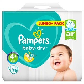Image of Pampers Baby Dry Maat 4+ 76 Stuks