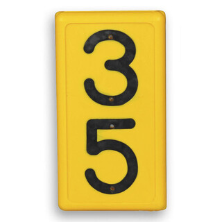 Image of CRS 2 Kokernummer (Geel / Nummers 1 t/m 25)  - Per Set (Links + Rechts)