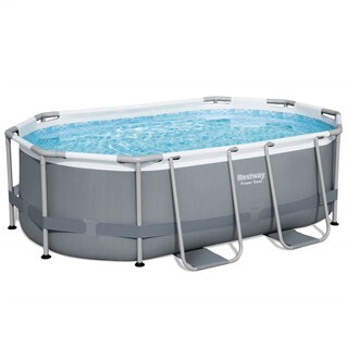 Image of Bestway Power Steel 10' x 6'7" x 33"/3.05m x 2.00m x 84cm Oval Pool Set