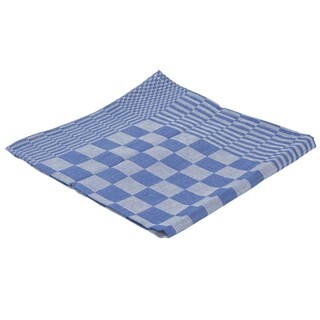 Image of Theedoek Blok Ca. 70X70 Cm Blauw Per Stuk Verpakt