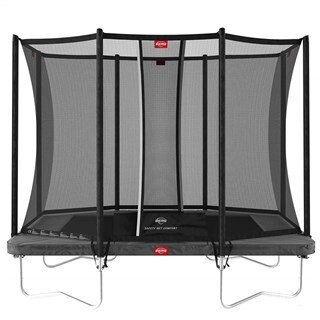 Image of BERG Trampoline Ultim Favorit Regular Grijs - 280 x 190 cm Safety Net Comfort