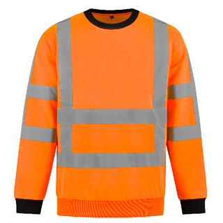 Image of De Boer Hi-Vis Sweater RWS Oranje Maat XL