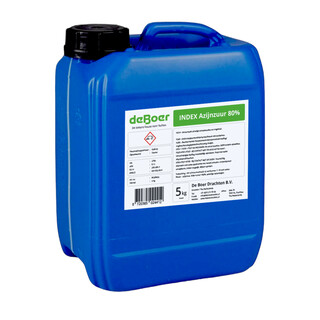 Image of De Boer Idex Azijnzuur 80% / 5 Liter