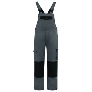 Image of De Boer Amerikaanse Overall Katoen/Polyester Grijs-Zwart Maat 54