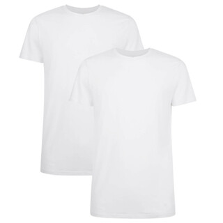 Image of Bamboo Basics T-Shirt Ruben 2-Pack Wit Maat M