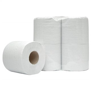 Image of Toiletpapier 2-Laags Wit 40 Rol/400 Vel