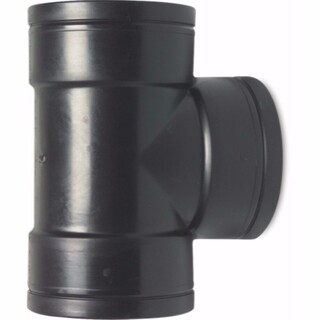 Image of T-stuk 90° PP 3/4" binnendraad 10bar zwart