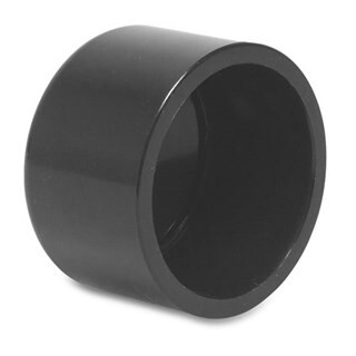 Image of Eindkap PVC-U 50 mm lijmmof 16bar zwart