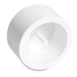 Image of Mega Eindkap PVC-U 1 1/2" imperial lijmmof 16bar wit