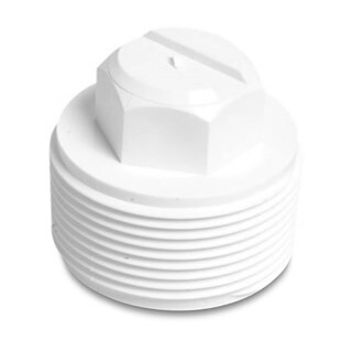 Image of Mega Plug PVC-U 1 1/2" buitendraad 10bar wit