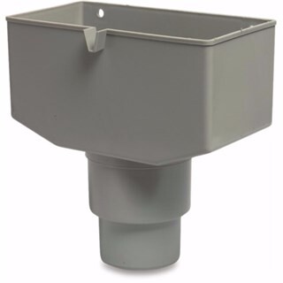 Image of Vergaarbak regenwater PVC-U 80/100 mm grijs type T1