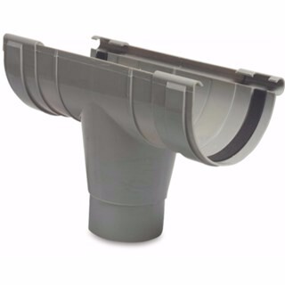 Image of Uitloopstuk PVC-U 125 mm x 80 mm manchet x verjonging grijs