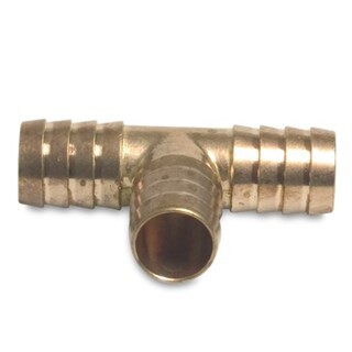 Image of T-stuk messing 19 mm slangtule