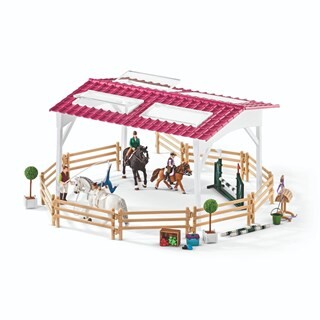 Image of schleich HORSE CLUB Manege met amazones en paarden