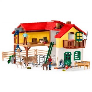 Image of schleich FARM WORLD Boerderij met stal en dieren - 42407