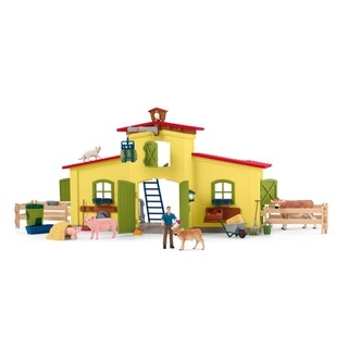 Image of schleich FARM WORLD Grote stal, geel - 42605