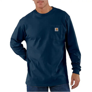 Image of Carhartt Workwear Pocket T-shirt Donkerblauw M