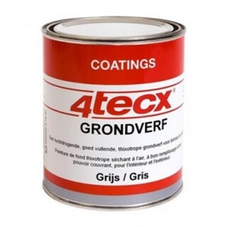 Image of 4Tecx Grondverf Grijs - 2,5 liter