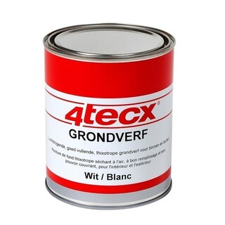 Image of 4Tecx Grondverf Wit - 0,75 liter