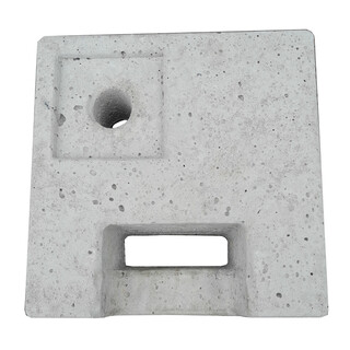 Image of Betonvoet sproeiersteun grijs  27x27x10cm