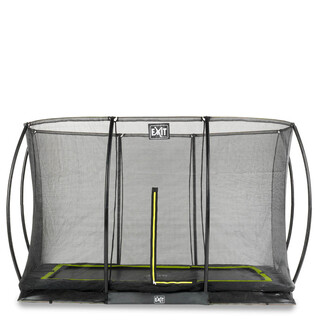 Image of EXIT Trampoline Silhouette Inground Zwart - 244 x 366 cm