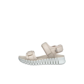 Image of ECCO Gruuv Sol Lea Sandalen Limestone 38