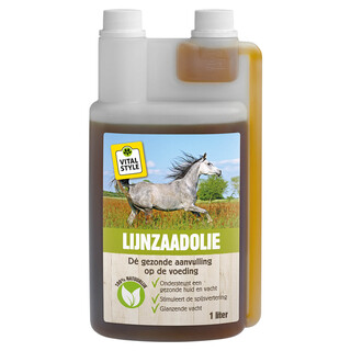 Image of VITALstyle LijnzaadOlie 1 Liter Doseerfles