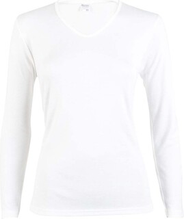 Image of Beeren Thermo Dames T-Shirt Lange Mouwen Wolwit L