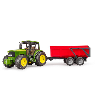 Image of Bruder 02057 - John Deere 6920 met Trailer 1:16