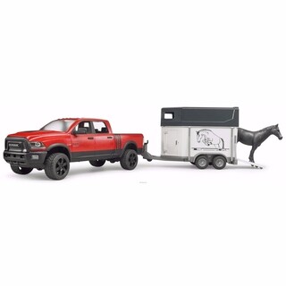 Image of Bruder 02501 - RAM 2500 Power Wagon met Paardentrailer 1:16