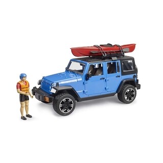 Image of Bruder - Jeep Wrangler Rubicon Unlimited 1:16 - Met Kayak En Kayakker