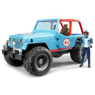 Image of Bruder 02541 - Jeep Cross Country Racer Blauw 1:16