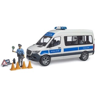 Image of Bruder - Mercedes-Benz Sprinter Politiebus 1:16 - Met Licht En Geluid