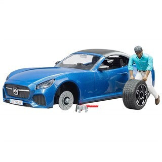 Image of Bruder 034818 - Roadster Met Chauffeur 1:16