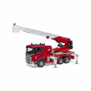 Image of Bruder 03591 - Scania Super 560R Brandweer Ladderwagen