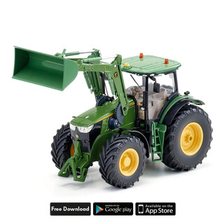 Image of Siku 1:32 RC John Deere 7310R met frontlader Bluetooth