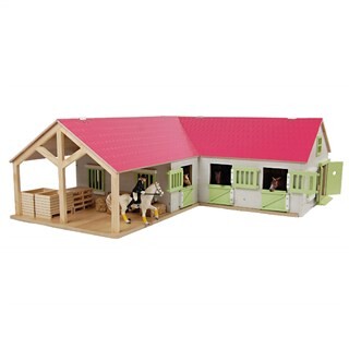 Image of Kids Globe 362167 - Paardenstal Met 3 Boxen 1:24