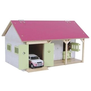 Image of Kidsglobe Paardenstal met 2 boxen en berging 1:32