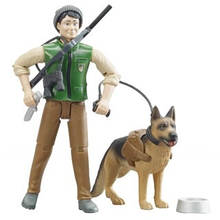 Image of Bruder 62660 - Boswachter Met Hond En Accessoires