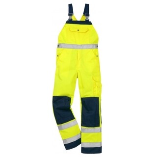 Image of Fristads Hi-Vis Amerikaanse Overall 1001 Geel/Marine Maat 48