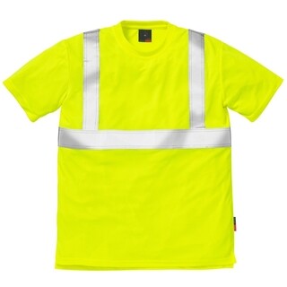 Image of Fristads Kansas  Hi-Vis T-shirt 7411 TP Geel Maat XL