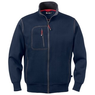 Image of Acode Sweater Ritssluiting Donkerblauw Maat L