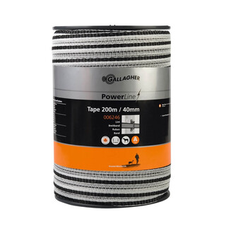 Image of Gallagher Schriklint PowerLine (20 MM / Wit) - 200 Meter