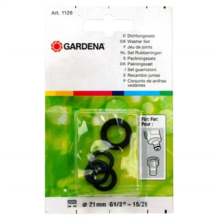 Image of GARDENA Set Rubberringen ø 21 mm, 1/2"