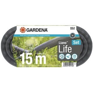 Image of Gardena Textielslang Liano Life 15 m set