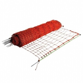 Image of Gallagher Kippennet (112 Cm / Dubbele Pen / Oranje) - 50 Meter