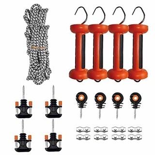 Image of Gallagher Doorgangsset Wit (Elastisch Cord / 4 Sets) - Max. 6 Meter