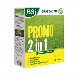 Image of BSI Graszaad Promo 2 in 1 Gazon - 3 Kg