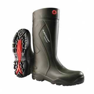 Image of Dunlop Werklaars Purofort+ Onbeveiligd Groen Maat 44 D76008440