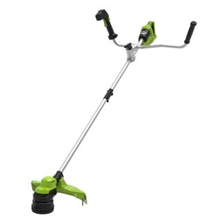 Image of Greenworks GD24X2BCB 2 x 24 V Accu Grastrimmer - Zonder Accu en Lader